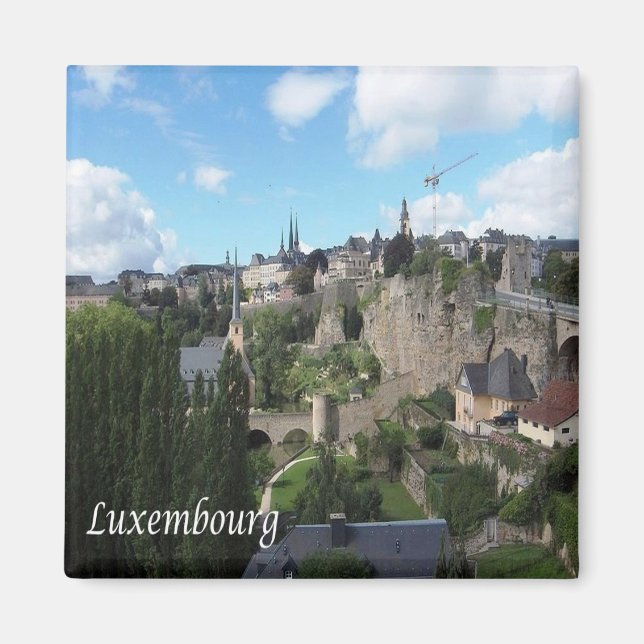 zLU005 LUXEMBURG, Kühlschrank Magnet (Vorne)