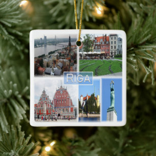 zLV003 RIGA, Latvijas, Republika Lettland, Keramikornament