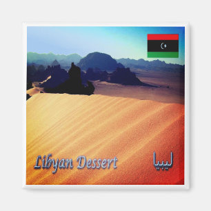 zLY009 LIBYA, Wüste, Afrika, Kühlschrank Magnet