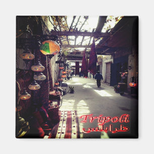 zLY019 TRIPOLI, Alte Stadt, Libyen, Afrika, Kühlsc Magnet