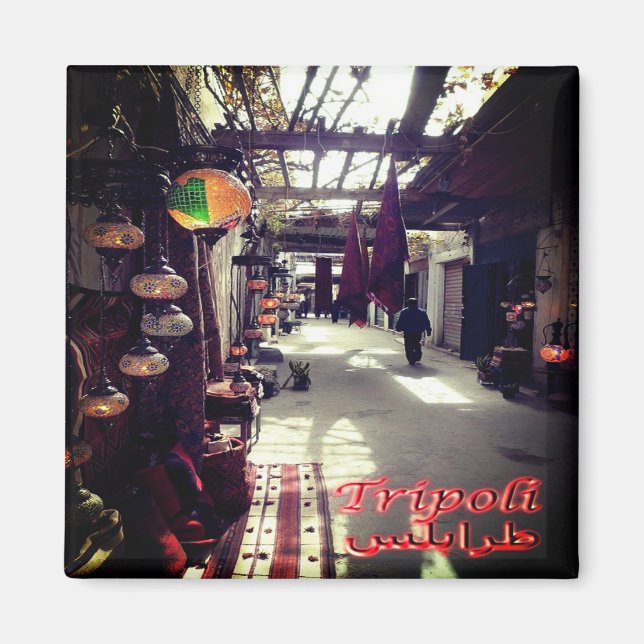 zLY019 TRIPOLI, Alte Stadt, Libyen, Afrika, Kühlsc Magnet (Vorne)