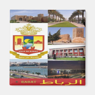 zMA019 RABAT, Mosaik, Marokko, Afrika, Kühlschrank Magnet