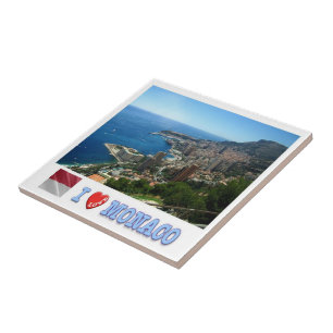zMC008 PRINZIPALITÄT VON MONACO, I-Liebe, Fliese