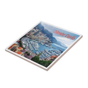 zMC018 MONTE CARLO Panorama, Monaco, Fliese