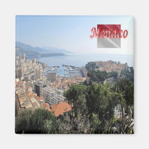 zMC025 MONACO von der Spitze des Exotischen Garten Magnet