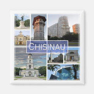 zMD003 CHISINAU, Moldau, Europa, Kühlschrank Magnet