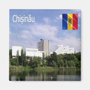 zMD007 CHISINAU, Moldau, Europa, Kühlschrank Magnet