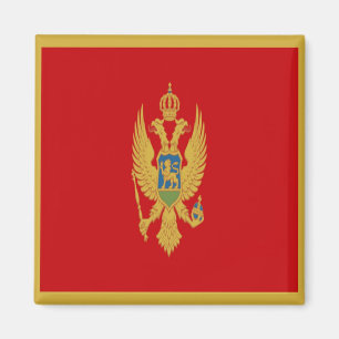 zME001 Montenegrinische FLAG, Montenegro, Kühlschr Magnet