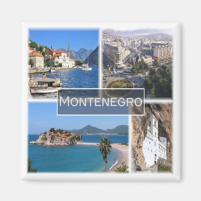 zME003 MONTENEGRO, Europa, Kühlschrank Magnet (Vorne)