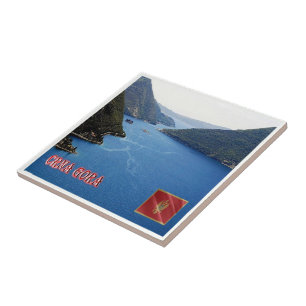 ZME018 GULF VON KOTOR, Montenegro, Fliese