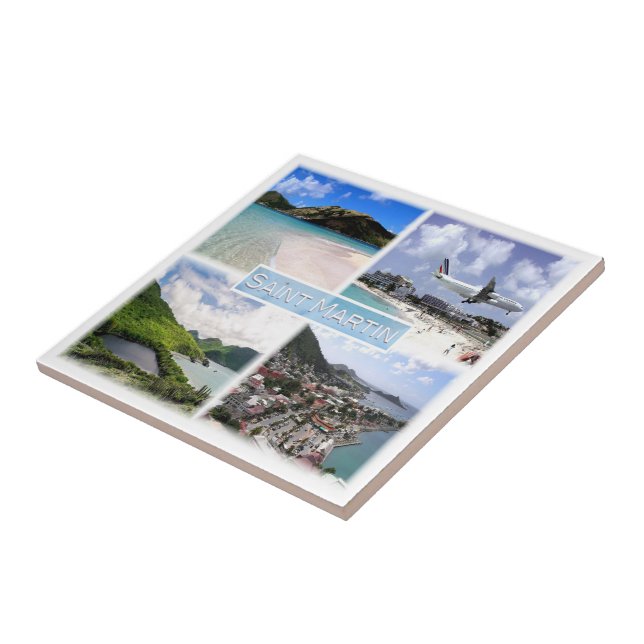 zMF003 SAINT MARTIN, Mosaik, Amerika, Fliese (Seite)