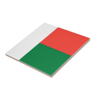 zMG001 MADAGASCAR FLAG, Afrika, Fliese
