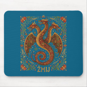 Zmij Slawischer Drachenmythos Heidnische Volksschl Mousepad