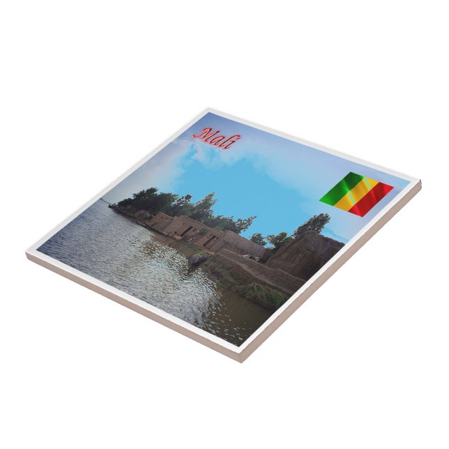 zML007 MALI, Kakalodaga, Afrika, Fliese (Seite)