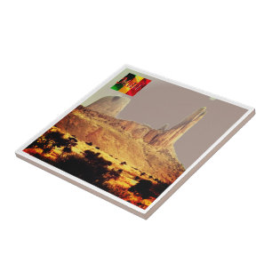 zML008 MALI, The Hand of Fatima, Afrika, Fliese