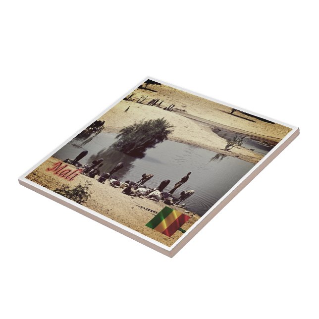 zML010 MALI, Panorama, Afrika, Fliese (Seite)