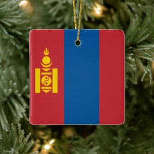 zMN001 Mongolische FLAG Mongolei, Keramikornament