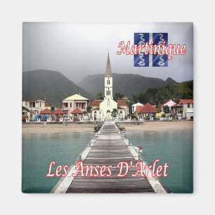 zMQ007 LES ANSES D'ARLET, Martinique, Kühlschrank Magnet