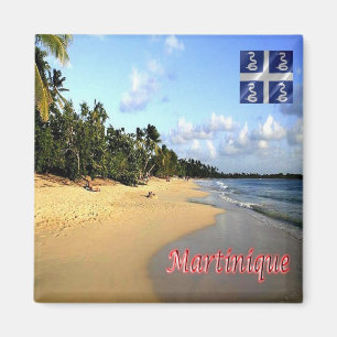 zMQ010 MARTINIQUE, Les Salines Beach, Kühlschrank Magnet