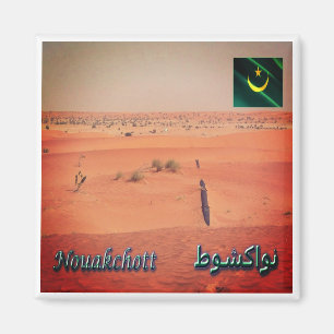 zMR010 NOUAKCHOTT, Panorama, Mauretanien, Kühlschr Magnet