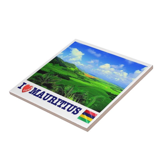 zMU020 MAURITIUS I Liebe, Afrika, Fliese (Seite)