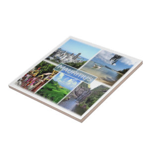 ZMU022 PORT LOUIS, Mosaik, Afrika, Fliese