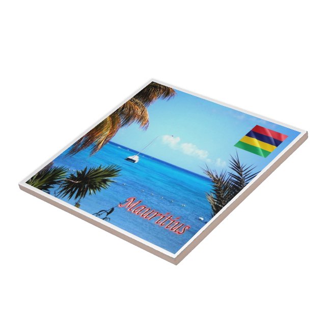 zMU025 MAURITIUS, Mont Choisy sea, Afrika, Fliese (Seite)