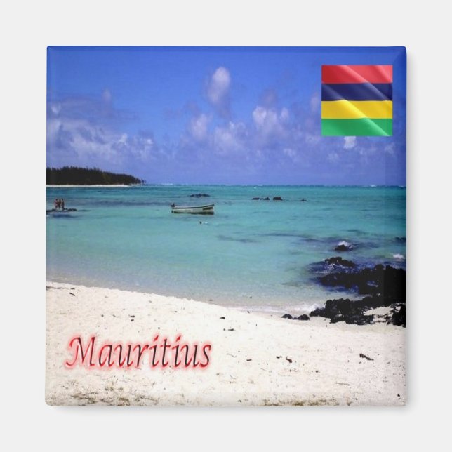 zMU026 MAURITIUS, Hirsche, Afrika, Kühlschrank Magnet (Vorne)