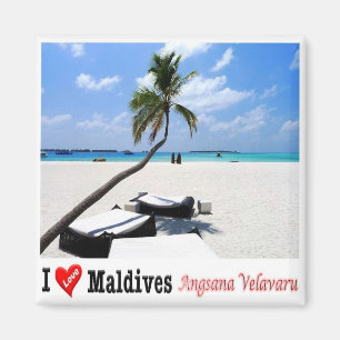 zMV006 i Liebe ANGSANA VELAVARU, Malediven, Kühlsc Magnet