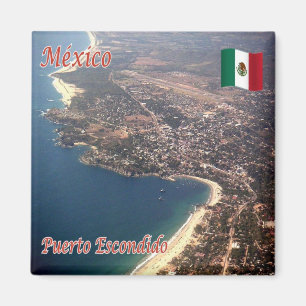 zMX012 PUERTO ESCONDIDO, Mexiko, Oaxaca, Kühlschra Magnet