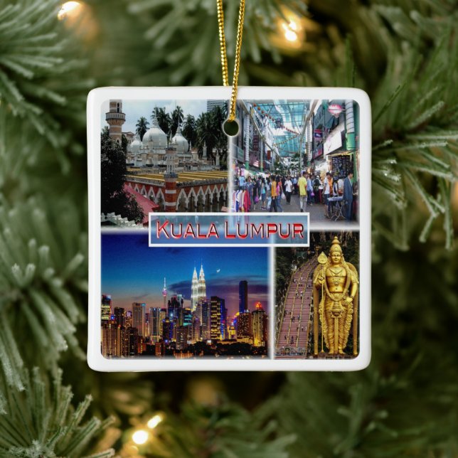 zMY014 Petaling Street KUALA LUMPUR Jamek Moschee, Keramikornament (Baum)