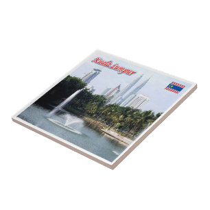 zMY021 Panorama KUALA LUMPUR Malaysia Asien, Fliese