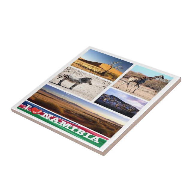 zNA007 NAMIBIA I Liebe, Mosaik, Afrika, Fliese (Seite)