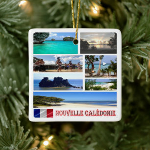 zNC003 NEUKALEDONIEN, Mosaik, Ozeanien, Keramikornament