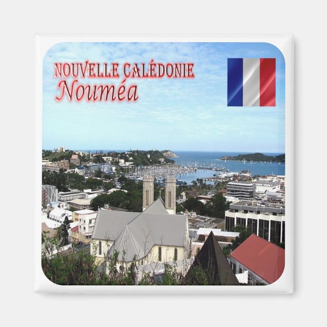 zNC004 NOUMEA, NEUKALEDONIEN, Ozeanien, Kühlschran Magnet (Vorne)