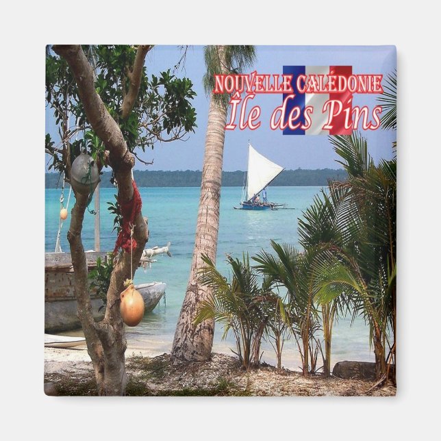 zNC009 KIEFERNINSEL, New Caledonia, Fridge Magnet (Vorne)