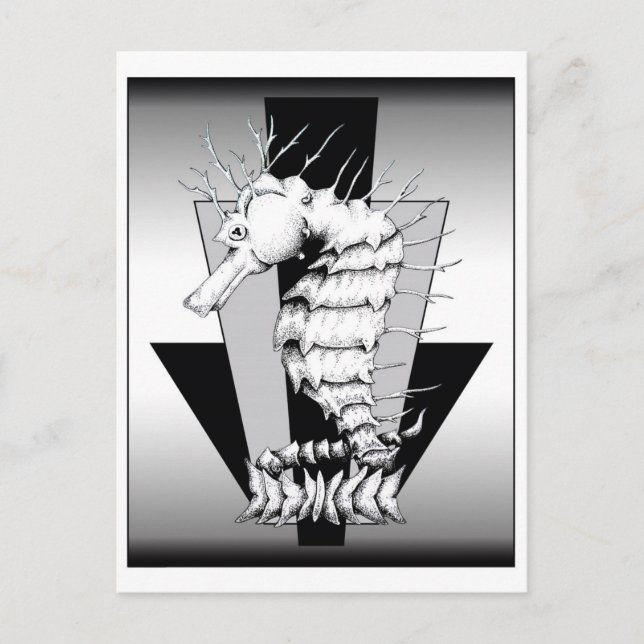 ZNDC Studio's Seepferd Tower Postkarte (Vorderseite)