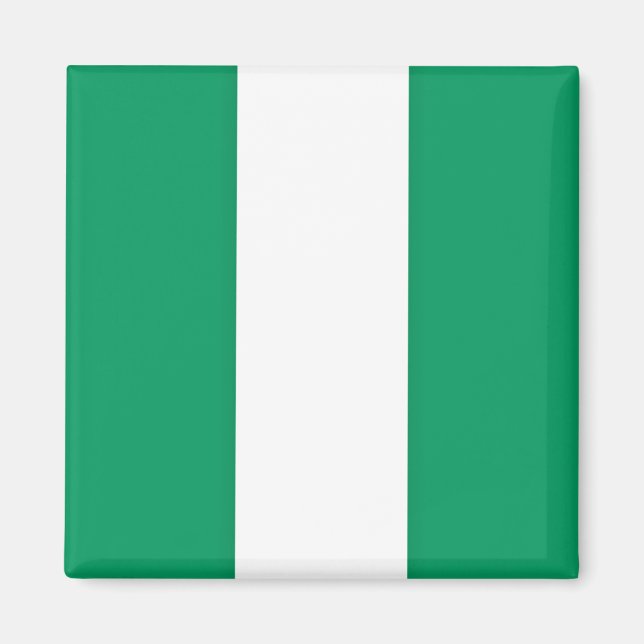 zNG001 NIGERIA, Waving Flag, Afrika, Kühlschrank Magnet (Vorne)
