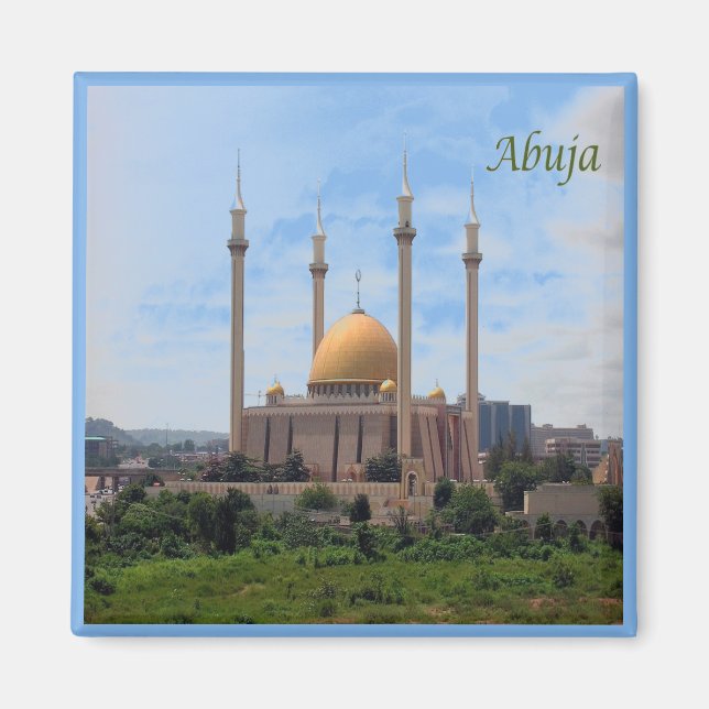 zNG003 ABUJA, Nigeria, Afrika, Kühlschrank Magnet (Vorne)