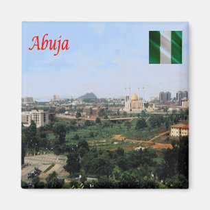 zNG004 ABUJA, Nigeria, Afrika, Kühlschrank Magnet