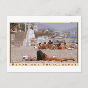 ZNICEGoldBikini Postkarte