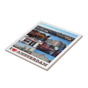 zNL012 AMSTERDAM "I Liebe" Fliese