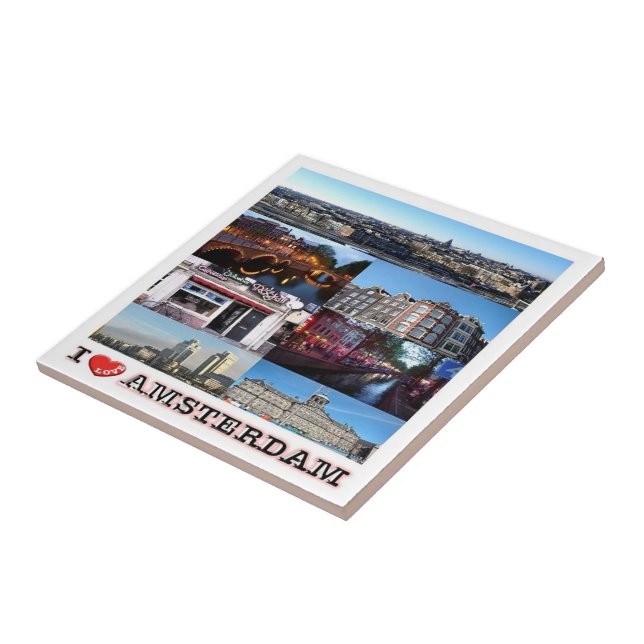 zNL012 AMSTERDAM "I Liebe" Fliese (Seite)