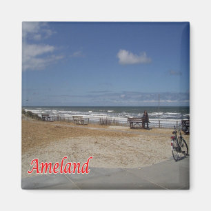 zNL016 AMELAND, Friesen, Holland, Kühlschrank Magnet