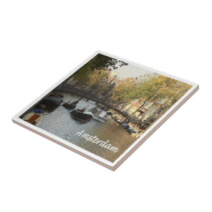 zNL017 AMSTERDAM schiffbarer Kanal, Fliese