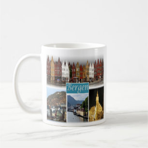 zNO009 BERGEN, Norwegen, Europa, Kaffeetasse