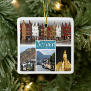 zNO009 BERGEN, Norwegen, Europa, Keramikornament