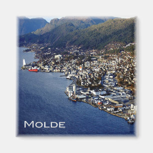 zNO012 MOLDE, Norwegen, Europa, Kühlschrank Magnet