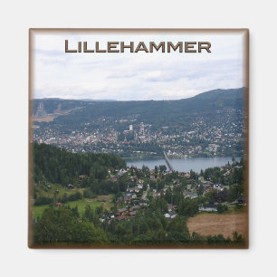 zNO023 LILLEHAMMER, Norwegen, Europa, Kühlschrank Magnet