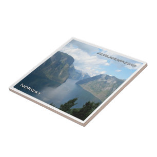 zNO061 AURLANDSFJORDEN von Stegastein, Norwegen, Fliese